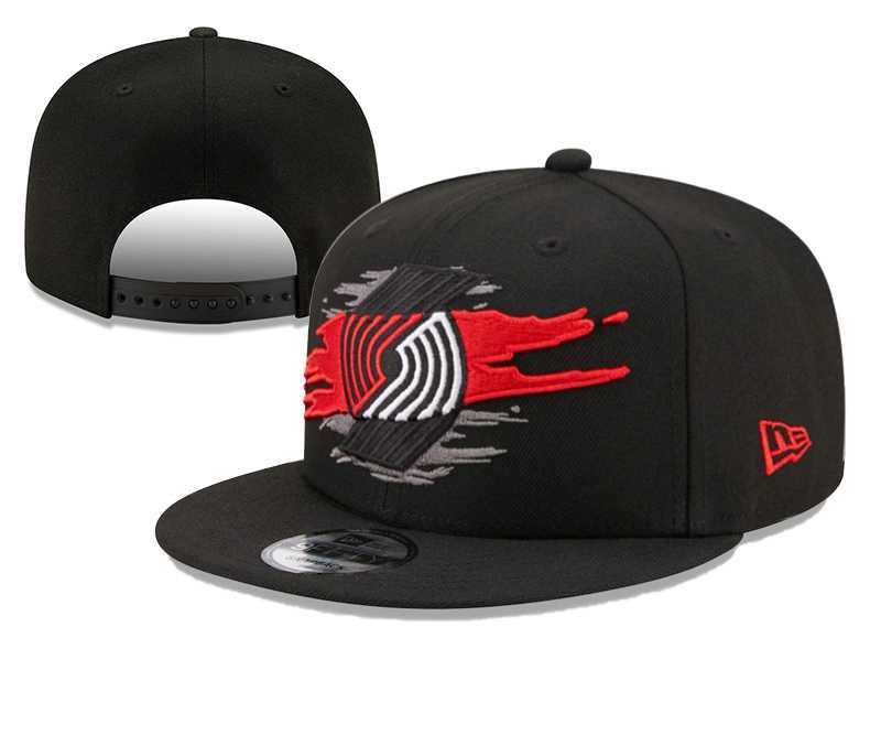 Blazers Team Logo Tear Black New Era Adjustable Hat YD,We sell and wholesale Blazers Team Logo Tear Black New Era Adjustable Hat YD on line form chian!